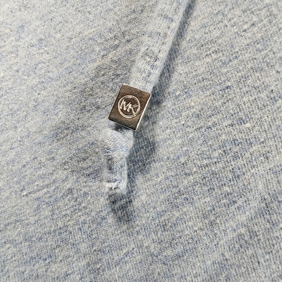 Michael Kors Light Blue Hoodie with Drawstring Detail size Large - Picture 7 of 8
